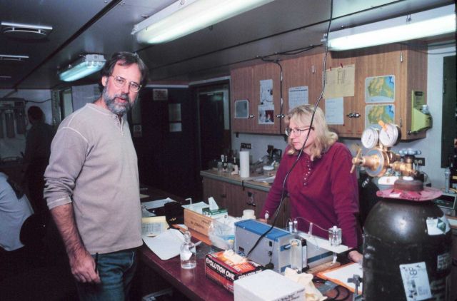 Laboratory analysis on the National Science Foundation, Research Ice Breaker, NATHANIEL B Picture
