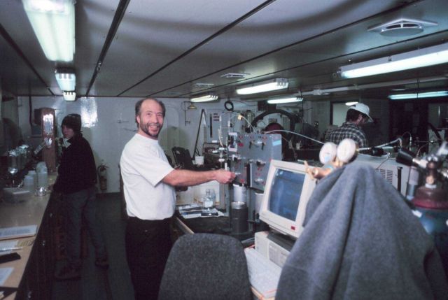 Laboratory analysis on the National Science Foundation, Research Ice Breaker, NATHANIEL B Picture