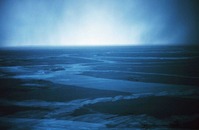 Thin rafted sea ice Picture