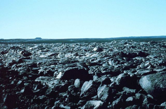 Pahoehoe lava flow on Mauna Loa Picture