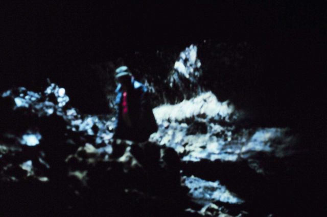 Inside a lava tube. Picture