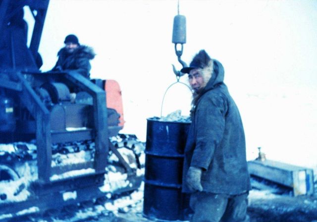 Helping dig the ice cellar Picture