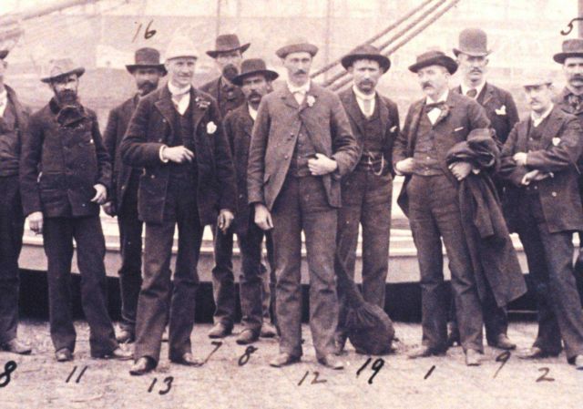 Survey crew under Assistant John F Picture