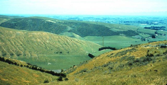 On the South Island of New Zealand above Christchurch. Picture