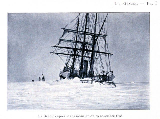 LA BELGICA in the ice on November 19, 1898 Picture