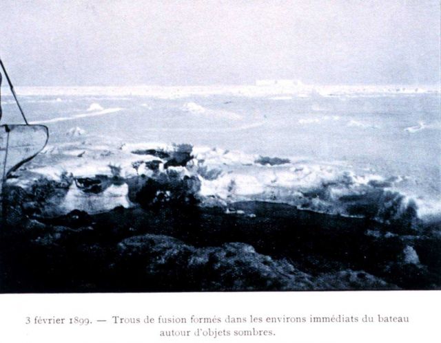 Sea ice beginning to freeze together on February 5, 1899 Picture