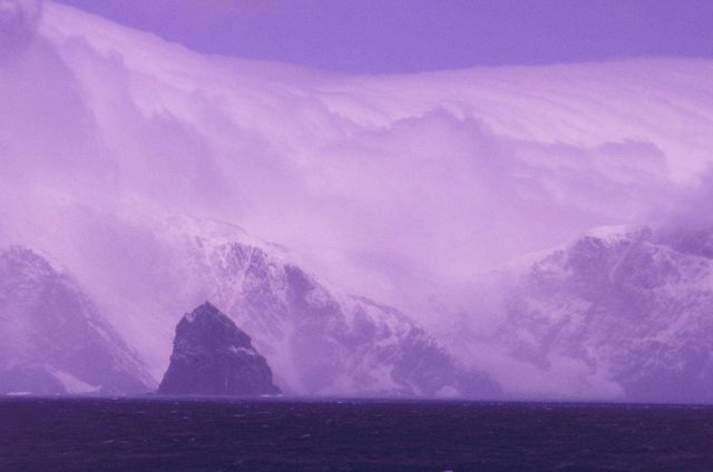 Cloud cover on Elephant Island Picture