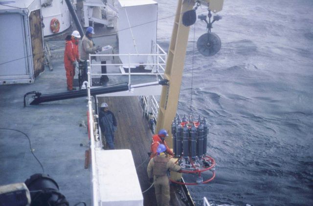 CTD ops on Surveyor. Picture