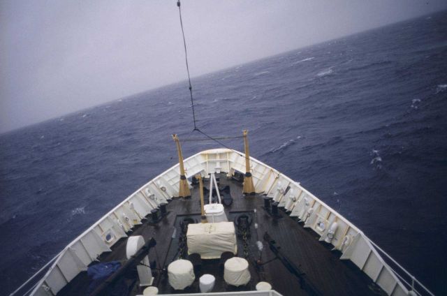 Bow of SURVEYOR. Picture