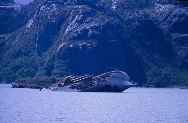 Ship wreck on the Chilean Inside Passage Picture