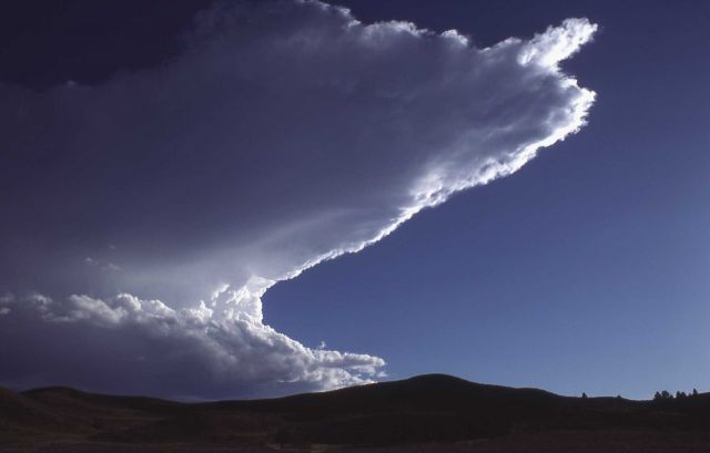 Thunderhead clouds over Hayden Valley Picture