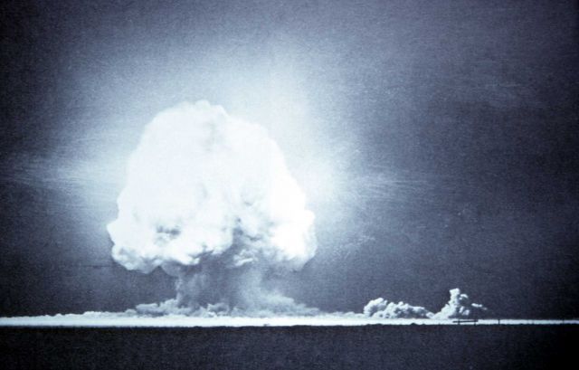The first Atomic explosion, July 16, 1945, Trinity Site, New Mexico Picture