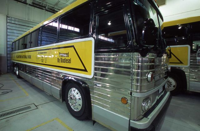 Rideshare bio-diesel bus partnership between the National Park Service, Montana Department of Environmental Quality, University of Idaho & INEEL Picture