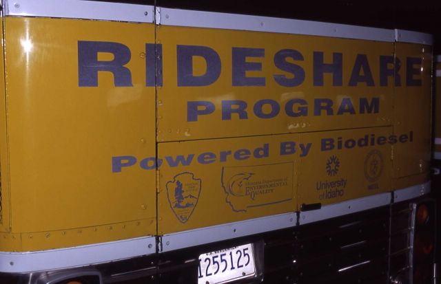 Rideshare bio-diesel bus partnership between the National Park Service, Montana Department of Environmental Quality, University of Idaho & INEEL Picture