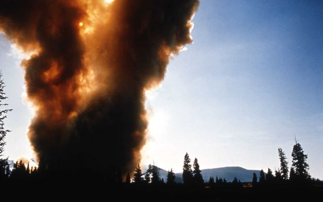 Trail Creek fire Picture