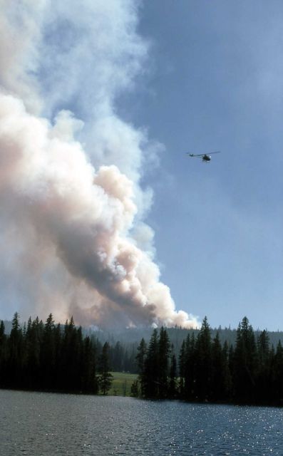 Continental Divide fire Picture