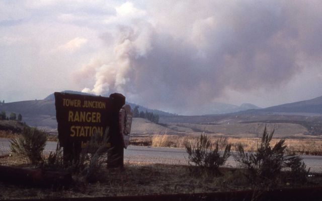Hellroaring fire smoke column Picture