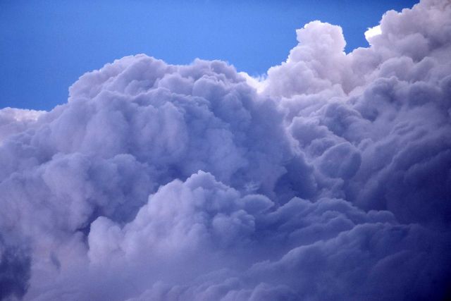 Close up of smoke plume from Mammoth Hot Springs Picture