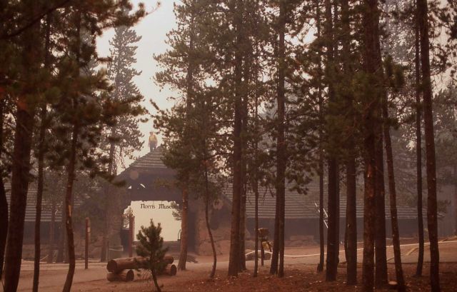 Smokey conditions at Norris Museum Picture
