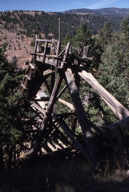 Mining ruins in Jardine, Montana Picture