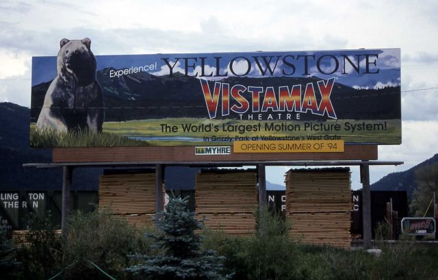 Grizzly Park road sign along Highway 89 in Livingston, Montana Picture