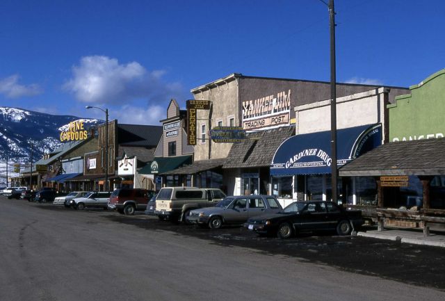 Downtown Gardiner, Montana Picture