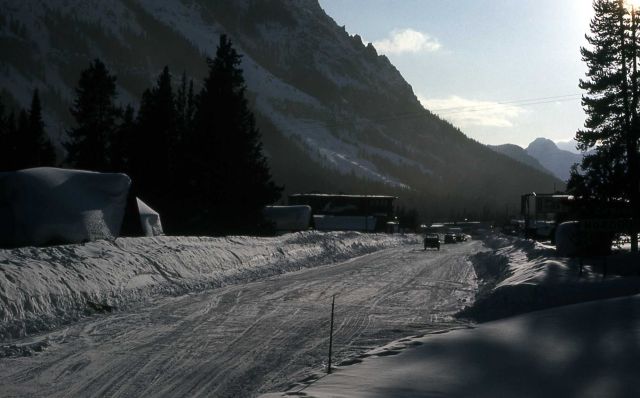 Cooke City, Montana in mid-winter Picture