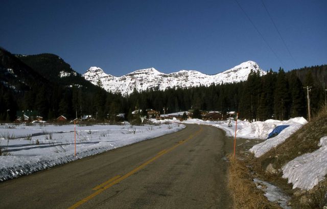 Silver Gate, Montana with Barronette Peak in the distance Picture