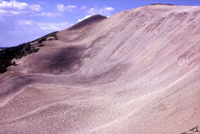 Dormant rock glacier on the northwest flank of Gray Peak - Geology - Glacial Picture