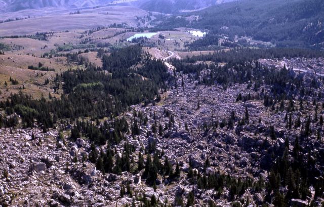 Aerial view of the Hoodoos - Geology Picture