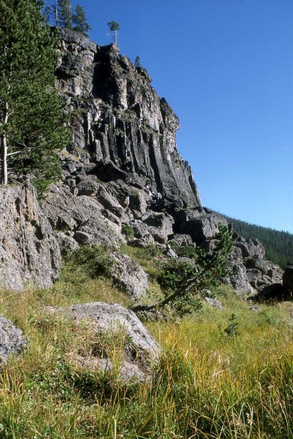 Obsidian Cliff Picture