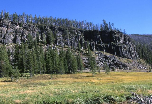 Obsidian Cliff Picture