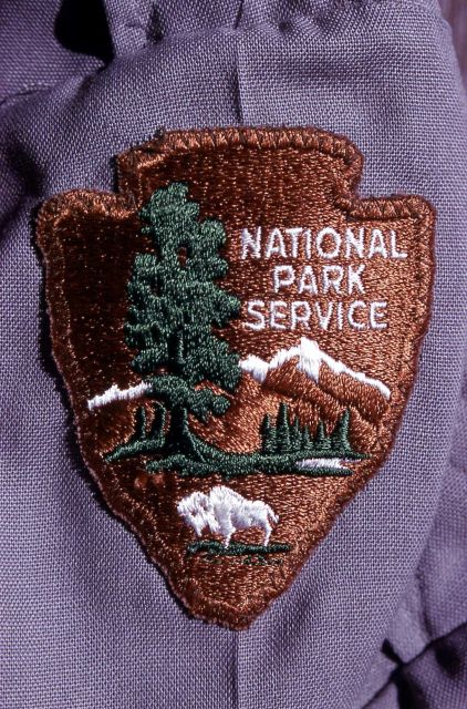National Park Service arrowhead symbol on uniform shirt Picture