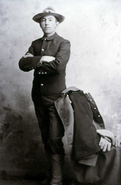 Herbert Angelo, 13th Cavalry, Fort Yellowstone Picture
