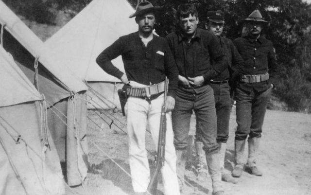 Soldiers at Theodore Roosevelt's camp Picture