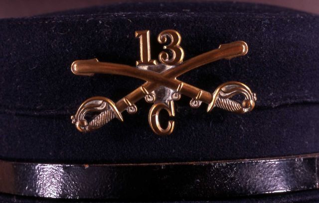 US Cavalry insignia - -13 pin on hat Picture