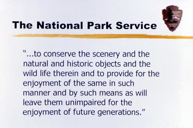 The National Park Service Act - 1916 Picture