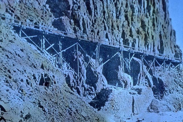 Lt Kingman's trestle bridge, Golden Gate, built in 1884 Picture