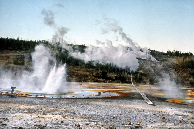 Norris Geyser Basin Picture