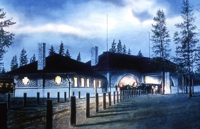 Oregon Short Line depot in West Yellowstone, Montana Picture