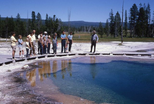 Interpretive ranger leading a guided walk Picture