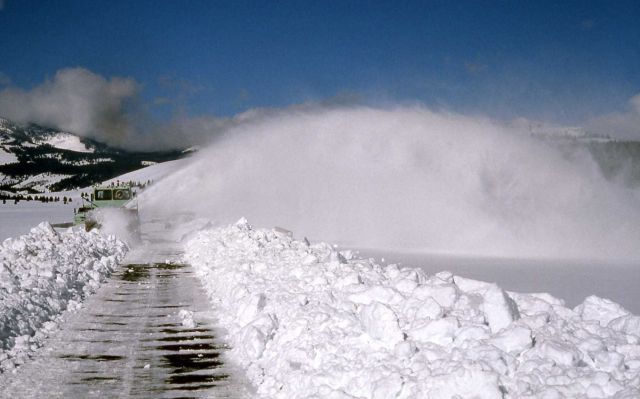 Snowplowing Swan Lake Flats Picture