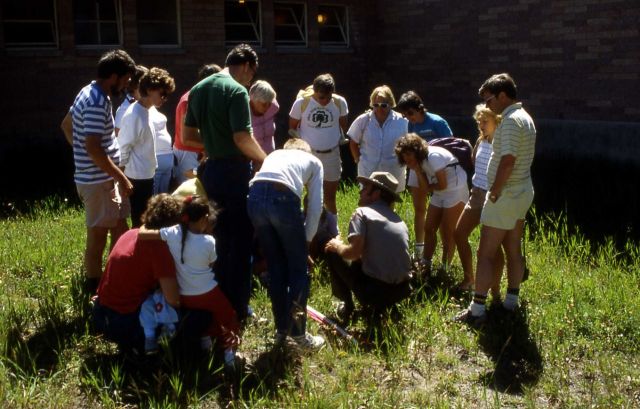 Richard Young giving interpretive program at Canyon Village Picture
