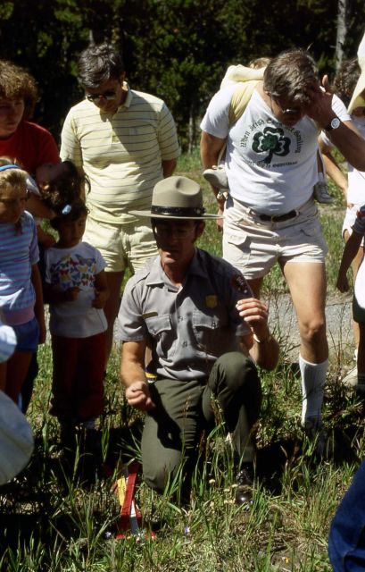 Richard Young giving interpretive program Picture