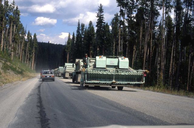 Chip-sealing the Norris-Canyon Road Picture