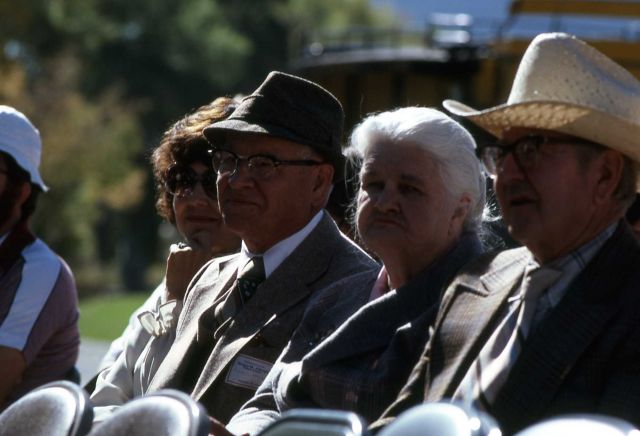 Aubrey Haines attending Albright Visitor Center dedication Picture