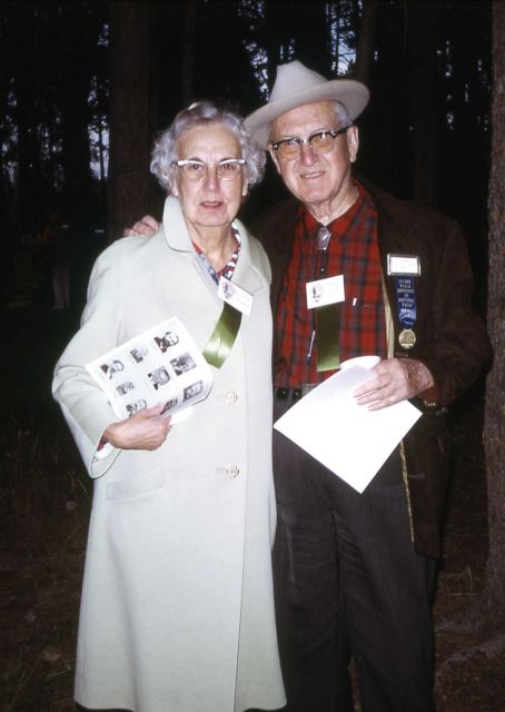 Horace Albright & unknown woman at the Second World Conference on National Parks Picture