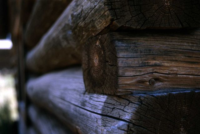 Detail of corner on Lamar blacksmith shop Picture