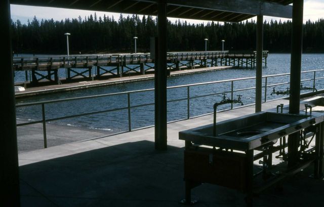 Fish cleaning facility at Bridge Bay Marina Picture
