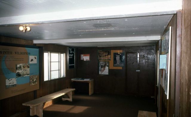 Interior of the Canyon warming hut Picture